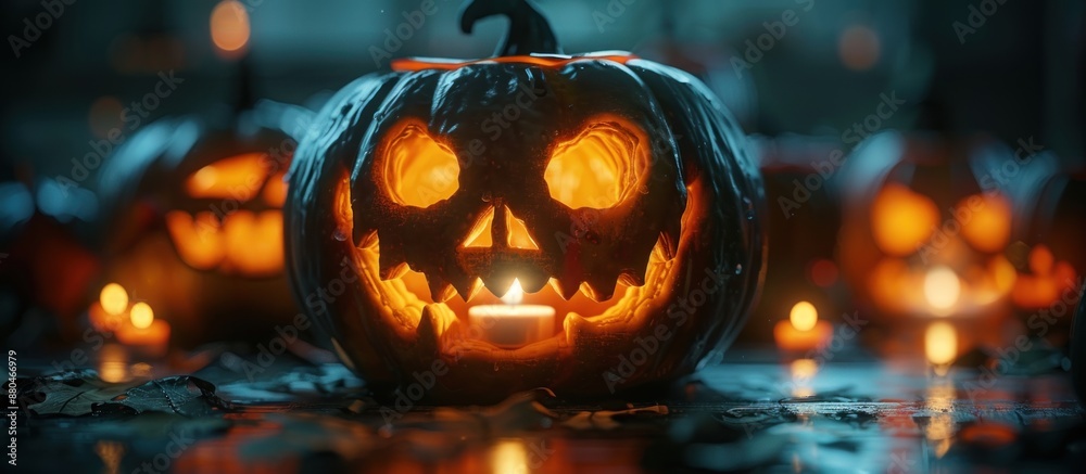 Spooky Halloween Jack-O-Lantern Spooky Halloween Jack-O-Lantern