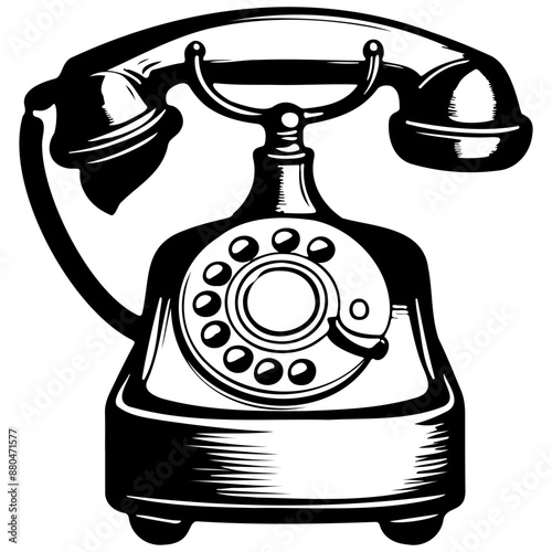 phone sketches hand drawn line illustration, transparent background
