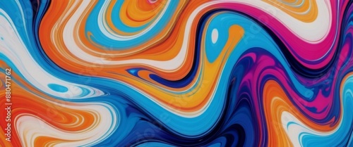 Abstract background and wallpaper Swirling liquid marble texture