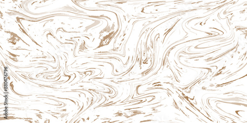 Brown and white liquid Marble effect background, Close up of liquid marble texture background, Abstract marble wave, liquid marble patterned texture background