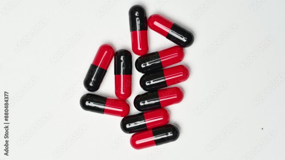 black-red capsules black-red capsules