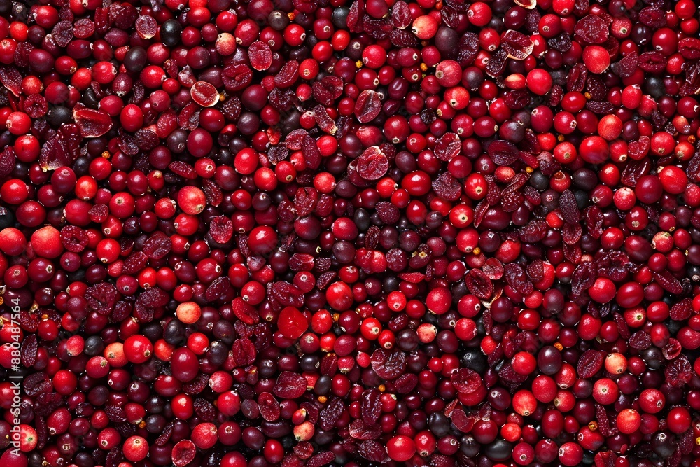 Abundance of Fresh and Juicy Cranberries Abundance of Fresh and Juicy Cranberries