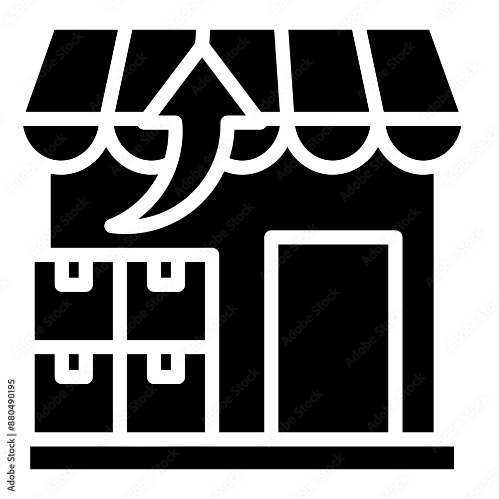 Market Sales Icon For Design Element Market Sales Icon For Design Element