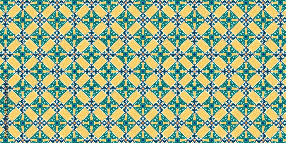 Geometric seamless pattern with diamond shapes, perfect for wallpaper or textile design Geometric seamless pattern with diamond shapes, perfect for wallpaper or textile design