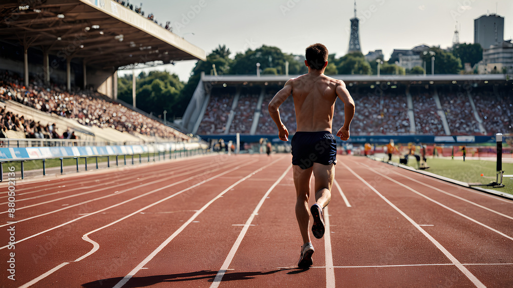 AI image generate of athletes training in preparation for the Paris 2024 Olympics AI image generate of athletes training in preparation for the Paris 2024 Olympics