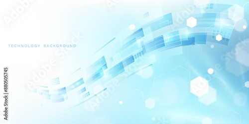 Abstract technology background, modern design vector illustration