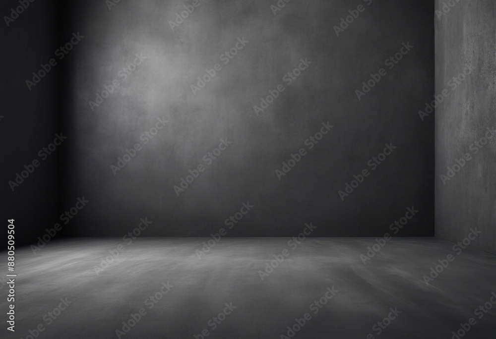 Black dark and gray abstract cement wall and studio room interior texture for display products Room Black dark and gray abstract cement wall and studio room interior texture for display products Room