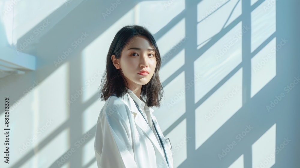 Fototapeta premium The young female doctor