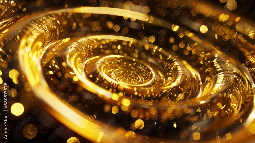 Art carpet with an abstract retro ring gold texture Art carpet with an abstract retro ring gold texture