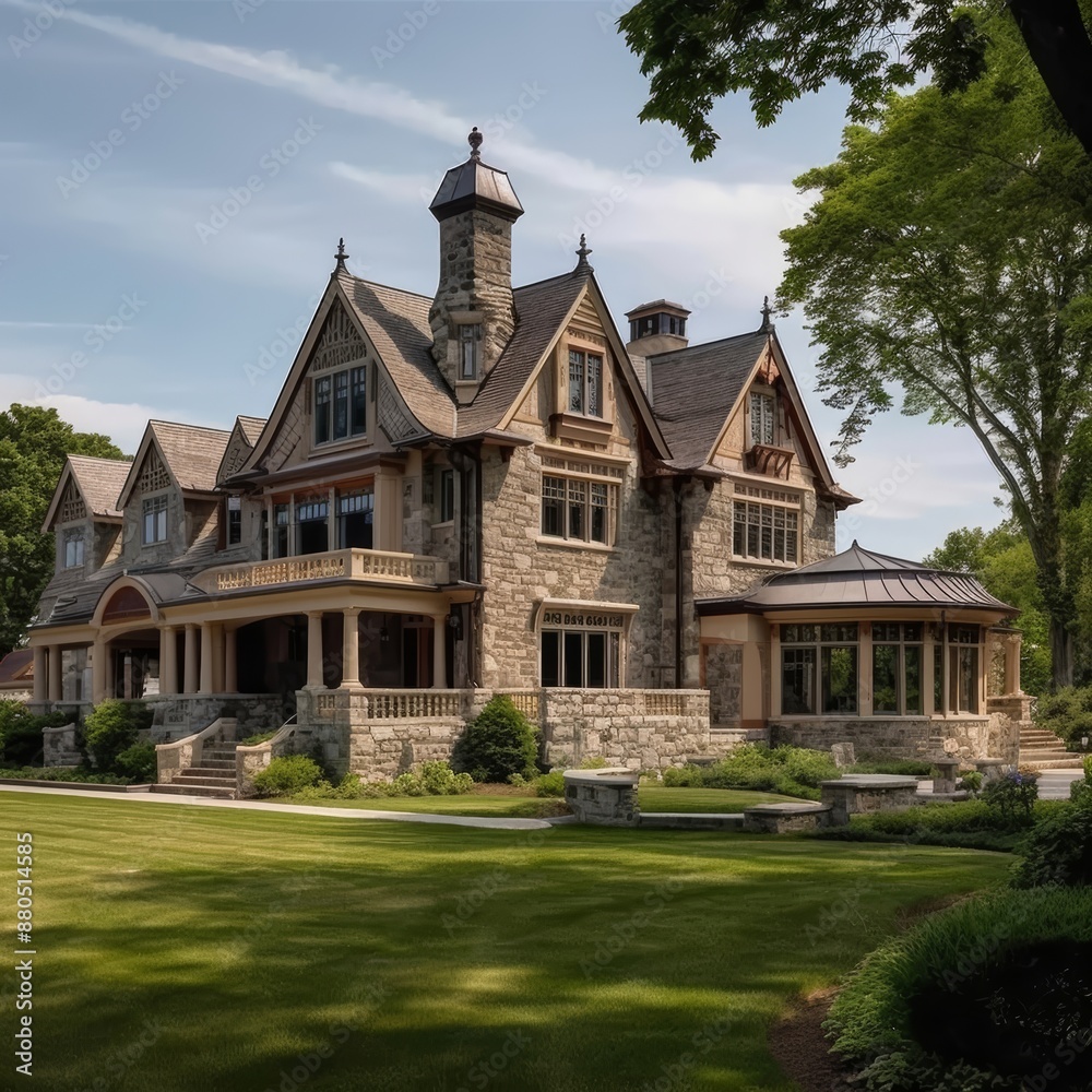 a large house, Real estate concept, real estate concept, rural villa a large house, Real estate concept, real estate concept, rural villa