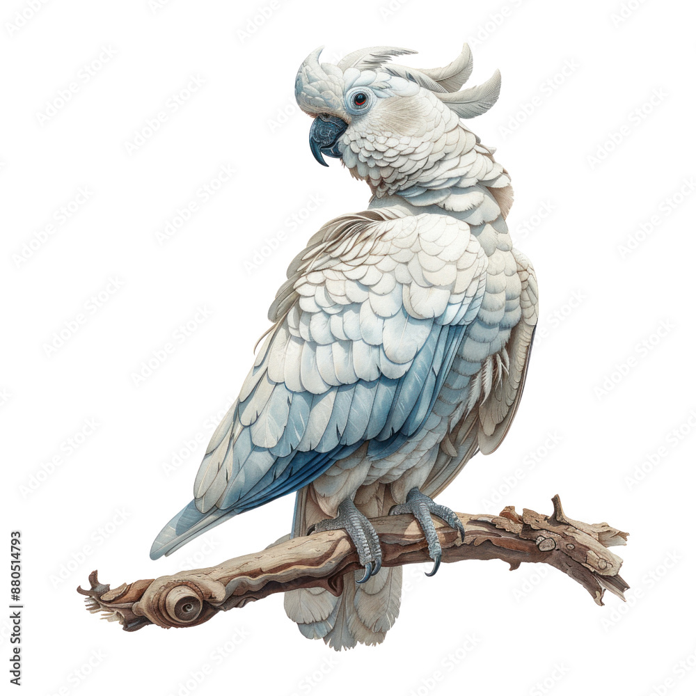 Fototapeta premium white cockatoo isolated on transparent png