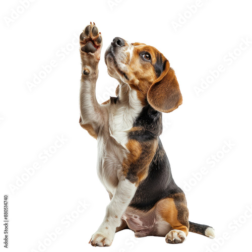 beagle dog isolated on transparent png