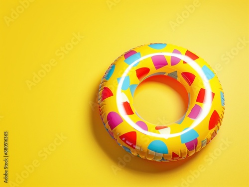 Aufblasbarer Schwimmreifen mit Buntem Muster