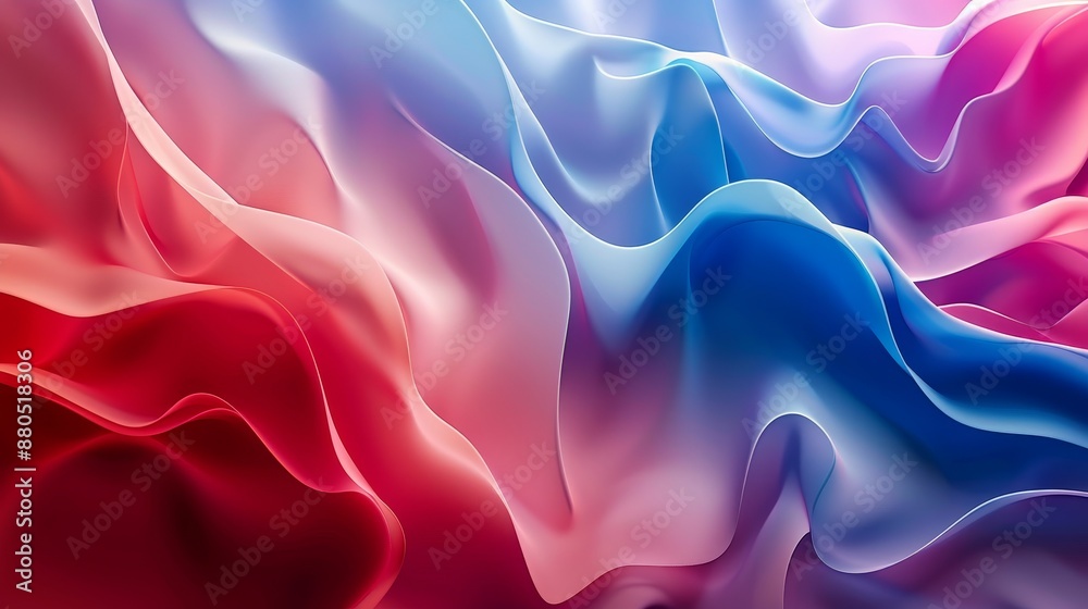 Fototapeta premium Stunning 4K Beautiful color gradient background with noise. Abstract pastel holographic blurred grainy gradient banner background