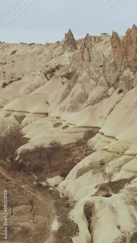Aerial view of beautiful Turkey landscape
