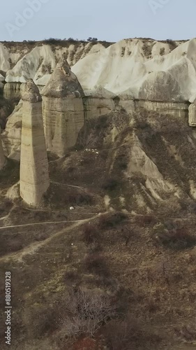 Aerial view of beautiful Turkey landscape