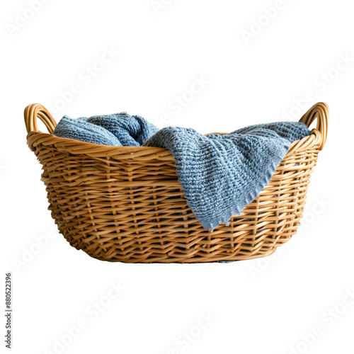 laundry basket isolated on transparent png