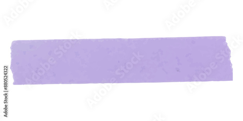 Purple washi tape png clipart, cute digital sticker on transparent background