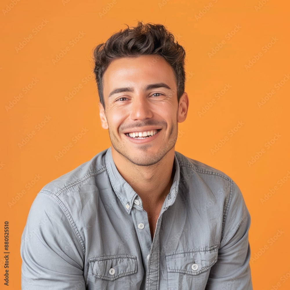 Smiling Man in a Park Smiling Man in a Park