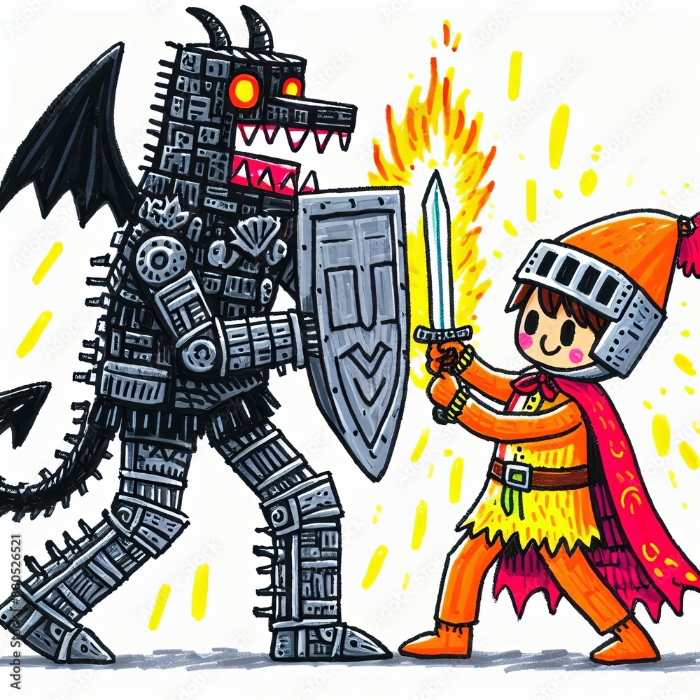 Obraz premium Fairy Tale Clash