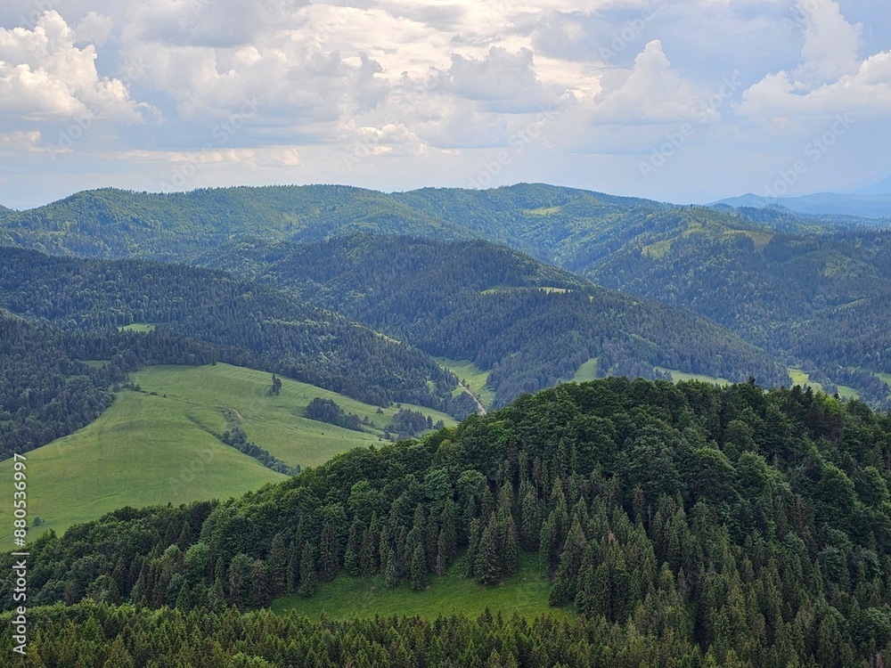 Fototapeta premium Piękne widoki gór, Tatry, górski krajobraz