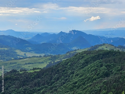 Piękne widoki gór, Tatry, górski krajobraz