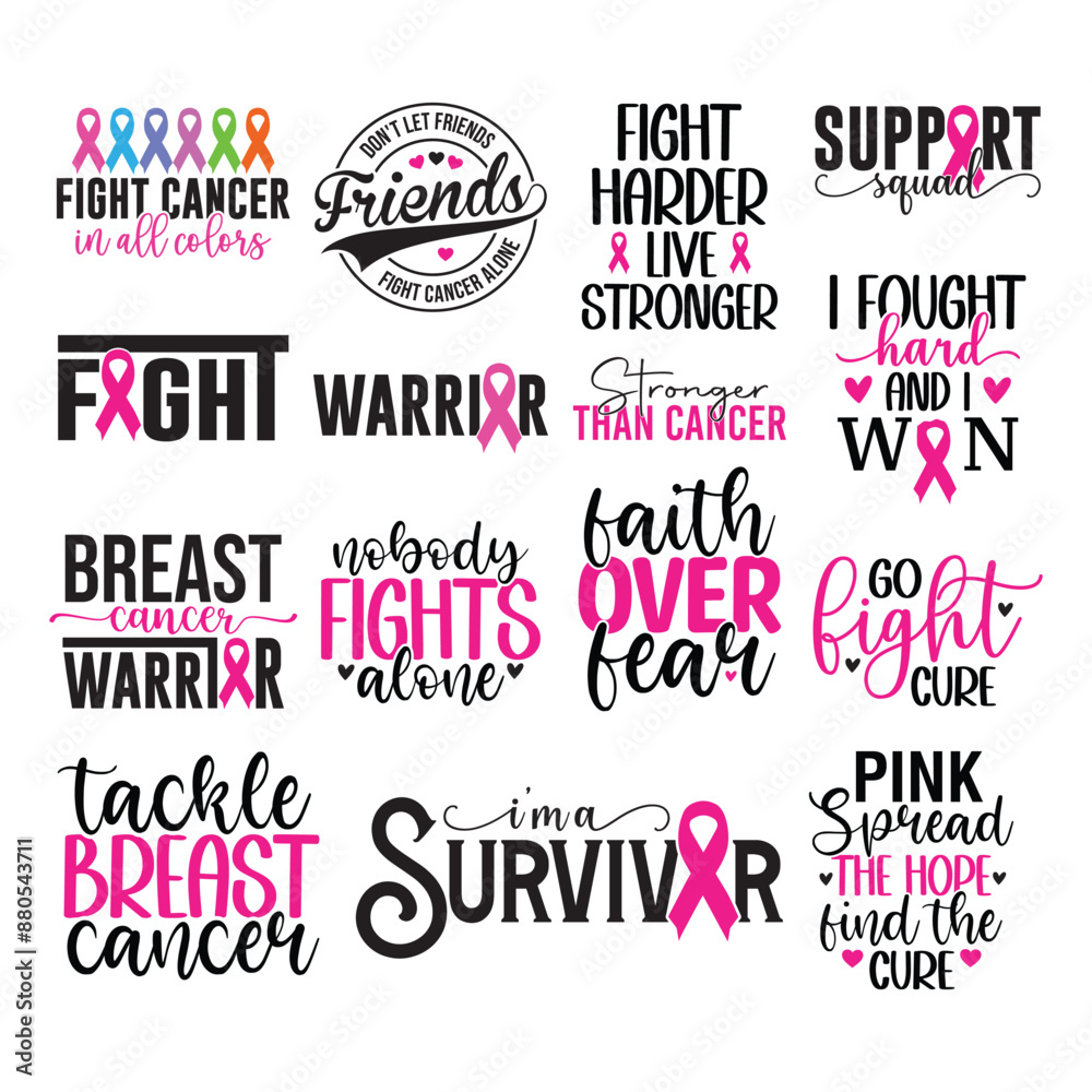 15 Cancer SVG Bundle 15 Cancer SVG Bundle