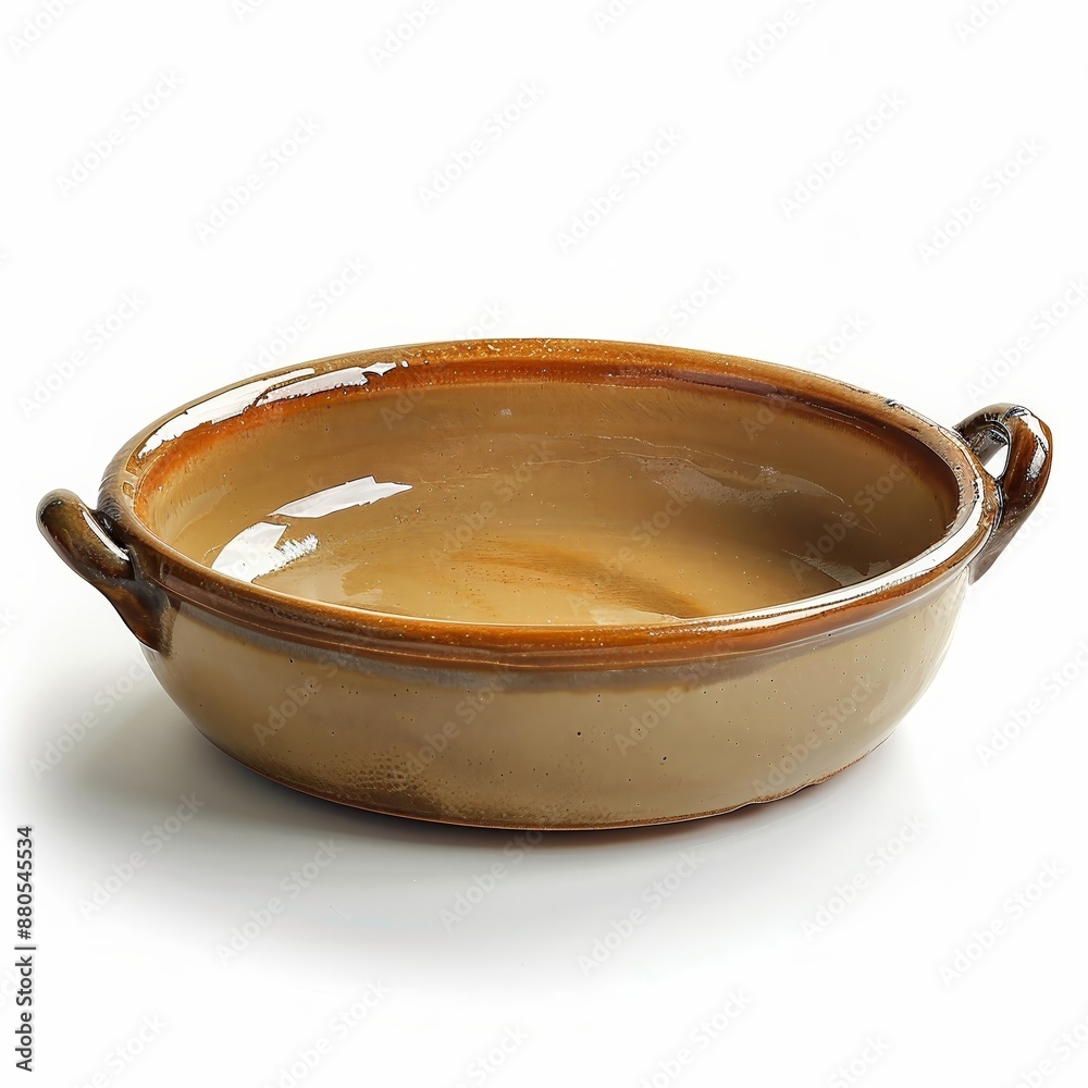 A ceramic baking dish with handles isolated on whi 085 food, isolated, cup, white, drink, bowl, milk, glass, dish, pot, breakfast, cream, coffee, brown, soup, tea, sauce, meal, sweet, beverage, healt A ceramic baking dish with handles isolated on whi 085 food, isolated, cup, white, drink, bowl, milk, glass, dish, pot, breakfast, cream, coffee, brown, soup, tea, sauce, meal, sweet, beverage, healt