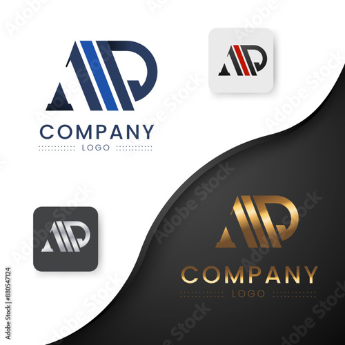 Luxury Initial AP or Aip Monogram 