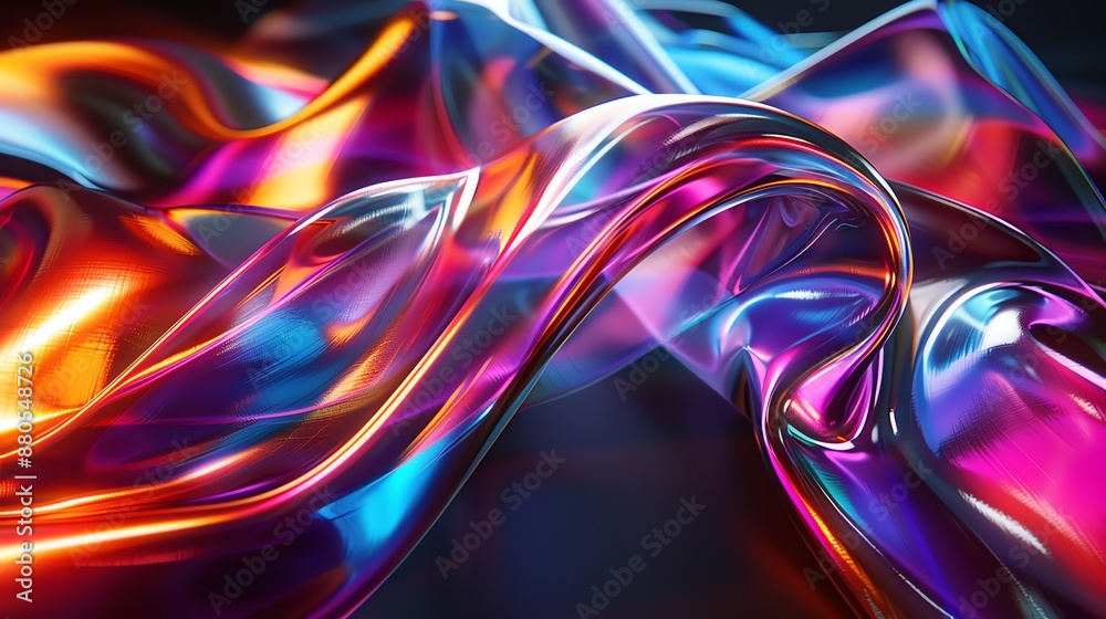 Abstract holographic background with vibrant colors. Abstract holographic background with vibrant colors.
