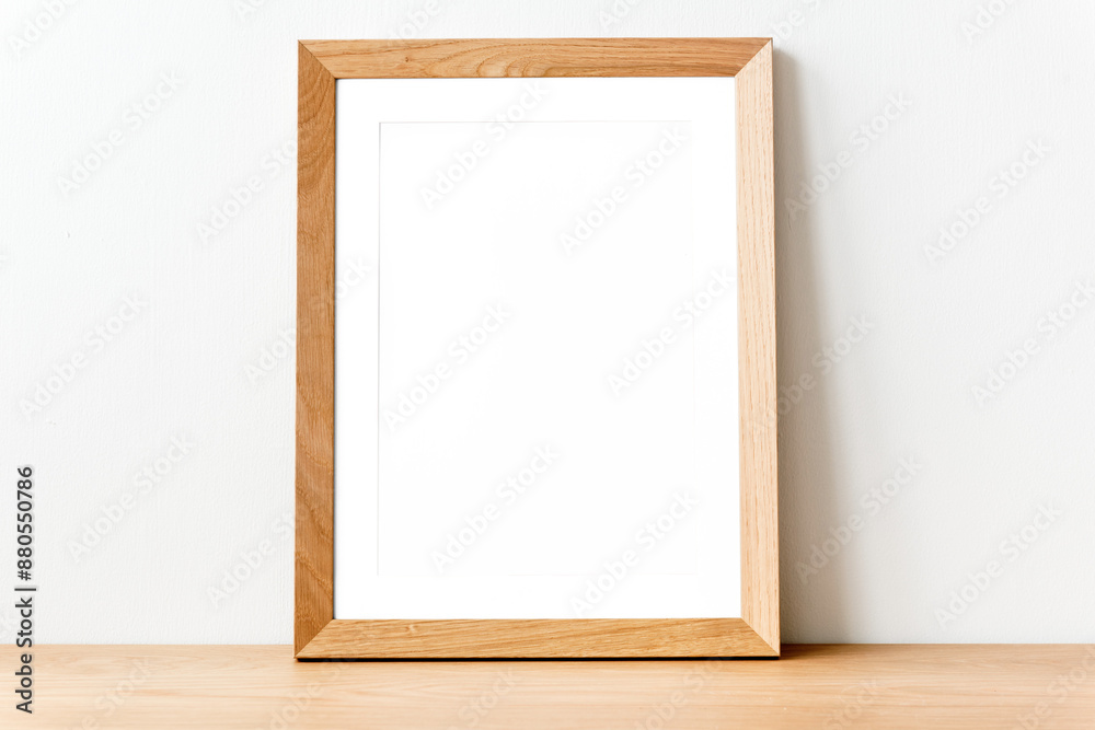 Minimal photo png frame mockup, transparent design