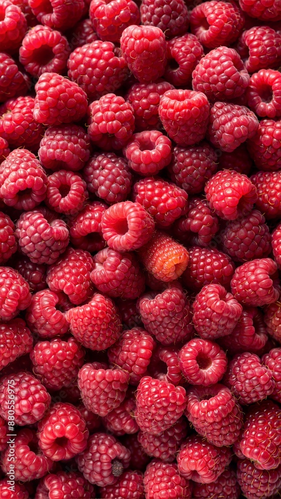 Pile of Raspberries with Fresh Background Wallpaper Pile of Raspberries with Fresh Background Wallpaper