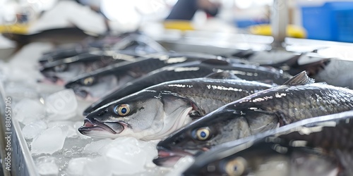 Seasonal Shopping Deals Black Friday and Cyber Monday Discounts on Catfish. Concept Seasonal Deals, Black Friday, Cyber Monday, Catfish Fishing Gear, Discounts photo