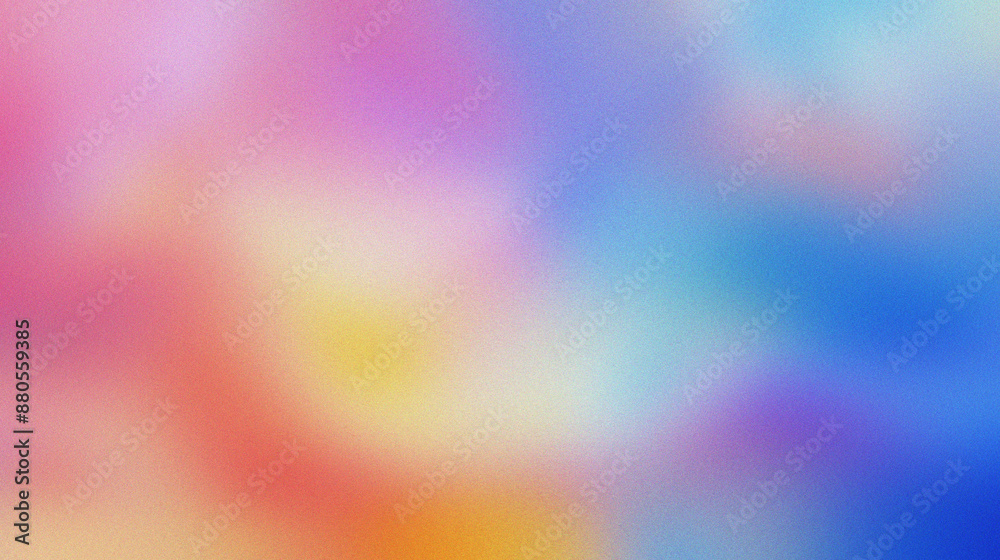 Grainy gradients texture as background in pink, yellow, purple and blue, abstract shapes, modern art wallpaper Grainy gradients texture as background in pink, yellow, purple and blue, abstract shapes, modern art wallpaper