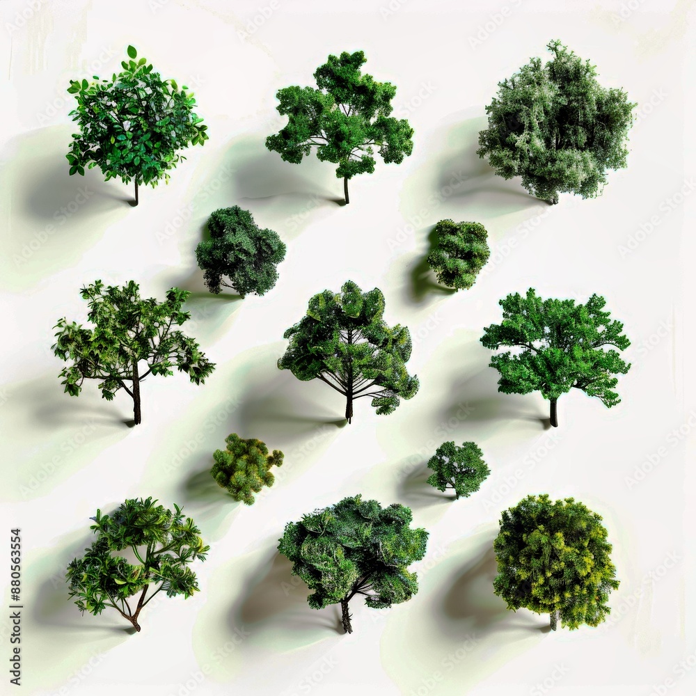 Collections of different trees and sizes Collections of different trees and sizes