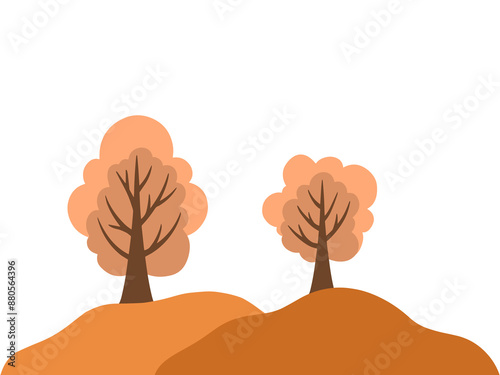 Autumn Plant Fall Background Illustration