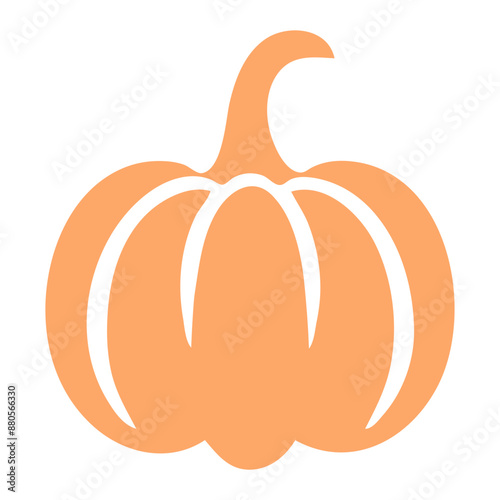 An orange pumpkin