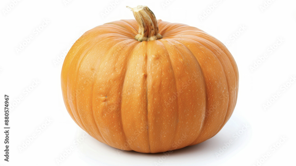 Fresh whole pumpkin on white background Fresh whole pumpkin on white background