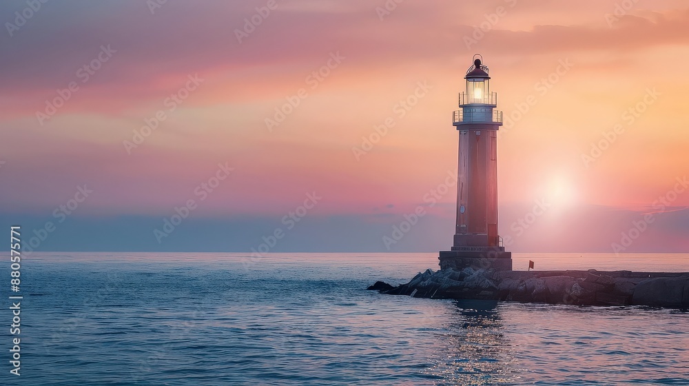 Lighthouse Sunset Lighthouse Sunset