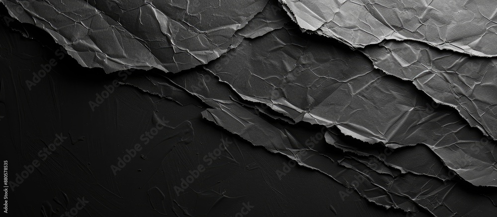 Background of a black art paper texture sheet with copy space image Background of a black art paper texture sheet with copy space image