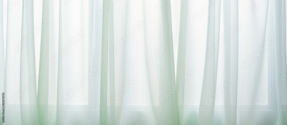 Obraz premium カーテン 窓 爽やか