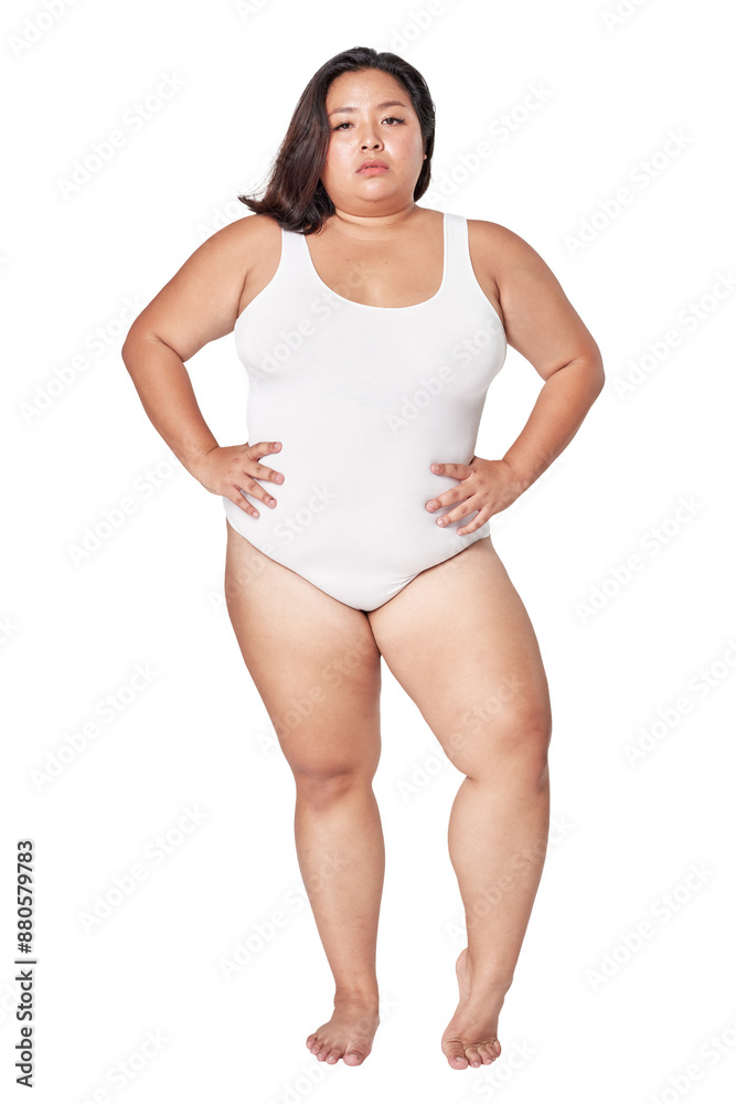 Png curvy Asian woman swimwear, isolated collage element, transparent background Png curvy Asian woman swimwear, isolated collage element, transparent background