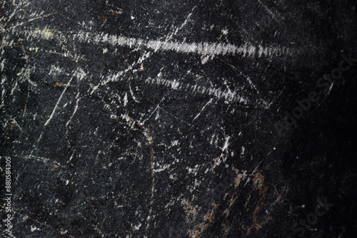 Wallpaper Mural Black metal texture with scratches. For use as a background or texture. Torontodigital.ca
