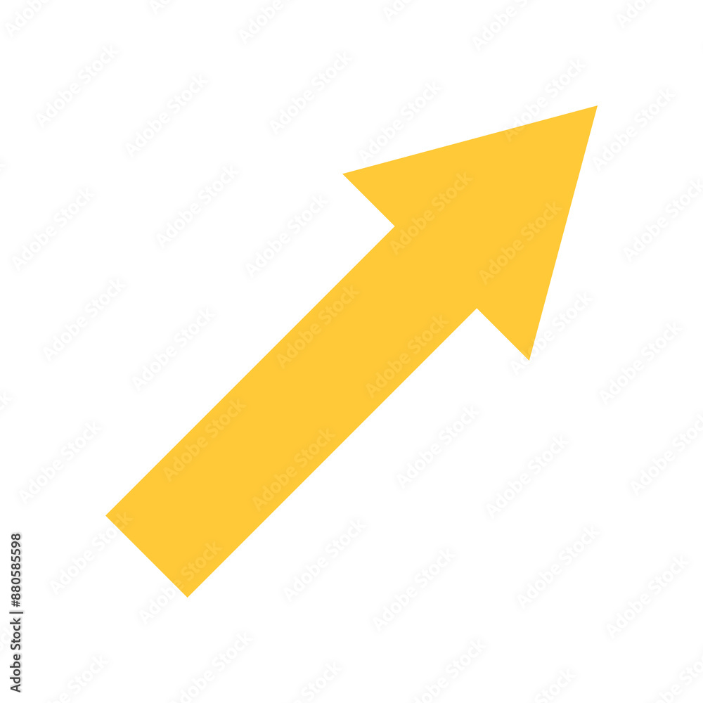Yellow arrow geometric shape transparent png Yellow arrow geometric shape transparent png