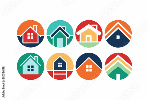 Real Estate Logo Symbol Set