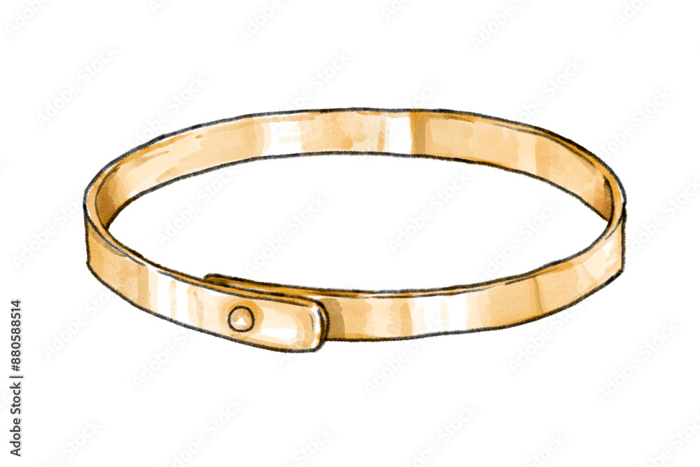 Women's png bracelet hand drawn sticker