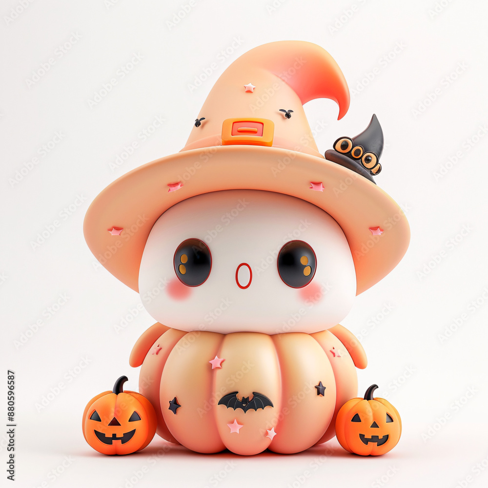 Fototapeta premium Kawaii Halloween Character
