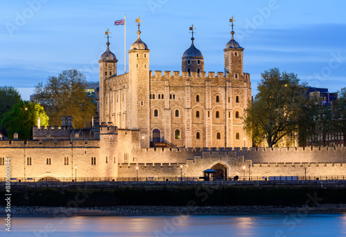 Tower of London at sunset, UK