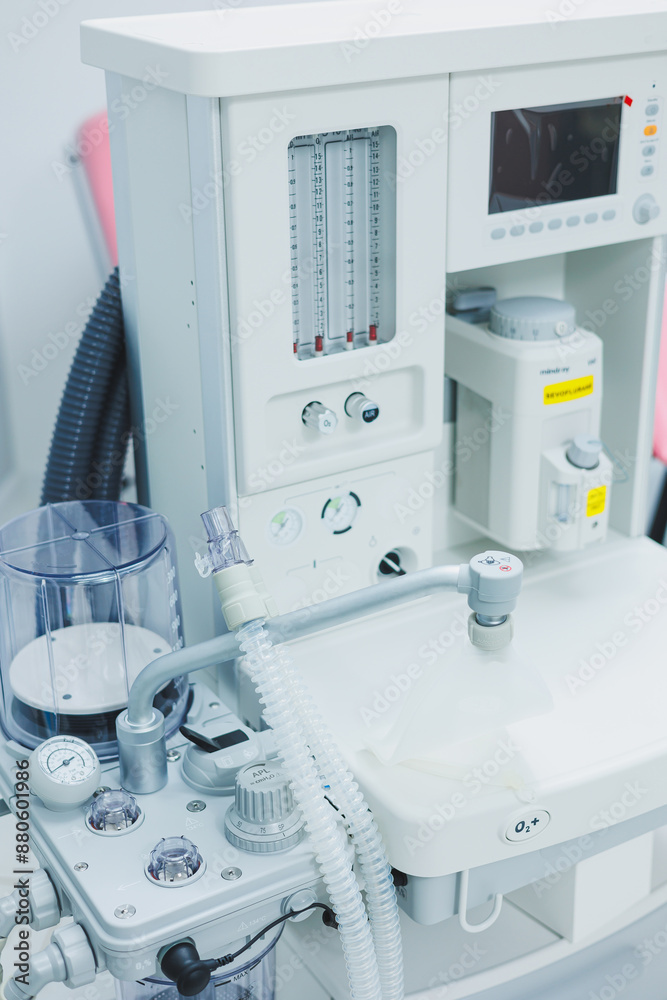 Modern medical equipment in a bright office. Apparatus for ultrasound diagnostics. Modern medical equipment in a bright office. Apparatus for ultrasound diagnostics.