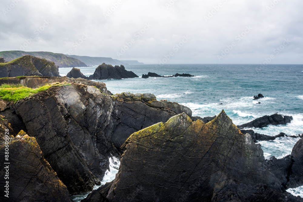 Obraz premium Hartland Quay, Devon, England.